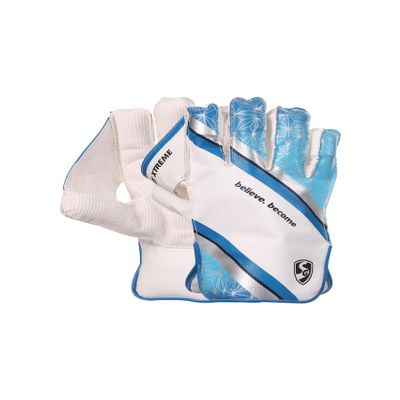 SG RSD Xtreme Wicket Keeping Gloves | Color May Vary | Mens Size | Leather | Men | Ultra Soft Leather | High Flexibility | PP Sheet for Grip | Heavy Duty Palm Protection | Professional Quality