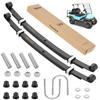 10L0L Heavy Duty Golf Cart Rear Leaf Spring Kit 4-Leaf Leaf Spring with Bushings & Sleeves Fits Club Car Precedent/Onward 2004+ view 1