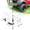 10L0L Heavy Duty Golf Cart Rear Leaf Spring Kit 4-Leaf Leaf Spring with Bushings & Sleeves Fits Club Car Precedent/Onward 2004+ view 3