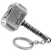 365Home Metal Hammer Keychain Hammer Key Ring, Cool Gifts for Men, Husband, Boyfriend (Silver) view 1