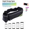 Waterproof Running Belt Water Bottle Waist Pack,Sport Pouch Fanny Pack for Men Women Runners Waist Bag,Hybration Workout Running Phone Holder for iPhone 15 14 13 12 11 Pro Max Xs Xr X 8 7 Plus Galaxy view 4