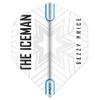 RED DRAGON Hardcore Gerwyn Price - White & Grey Snowflake Logo Flights (3 Sets per Pack) view 4