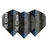 Hardcore Gerwyn Price - Black & Grey Snowflake Logo Flights (3 Sets per Pack) view 2