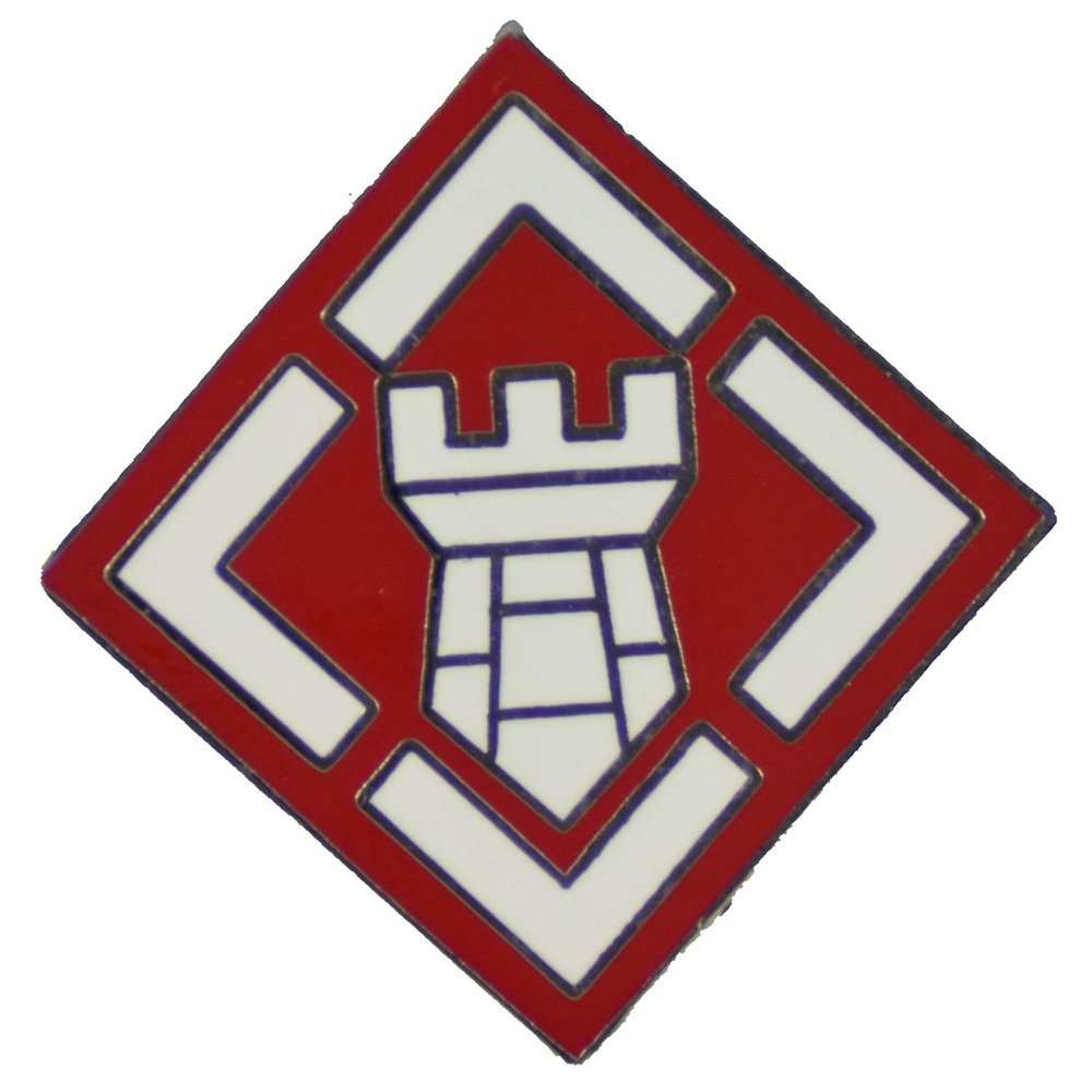 20TH ENGINEER BRIGADE HAT PIN OR HAT PIN - Size 3/4" - VETERAN OWNED BUSINESS