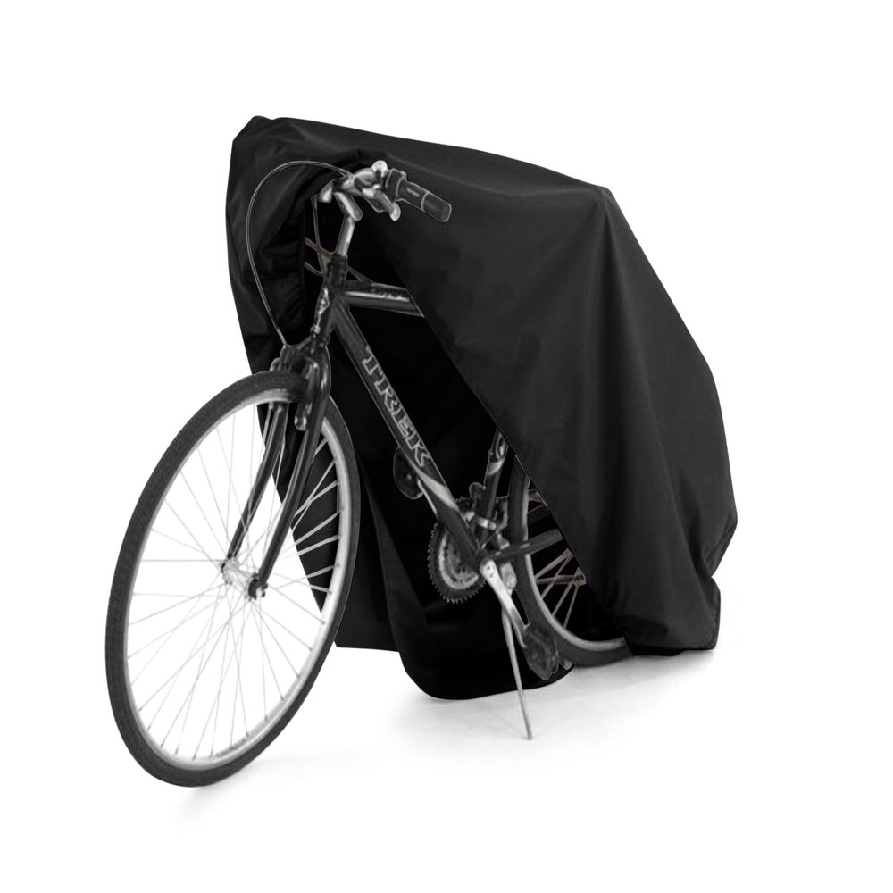 Covermates Bicycle Cover - Heavy-Duty Polyester, Weather Resistant, Elastic Hem, Power Sports Covers, Black