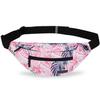 Fanny Pack for Women Men Large Waist Belt Bag with Headphone Jack and 4-Zipper Pockets for Hiking Traveling Outdoors Running Workout Casual Festival Gifts view 1