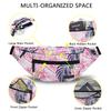 Fanny Pack for Women Men Large Waist Belt Bag with Headphone Jack and 4-Zipper Pockets for Hiking Traveling Outdoors Running Workout Casual Festival Gifts view 3