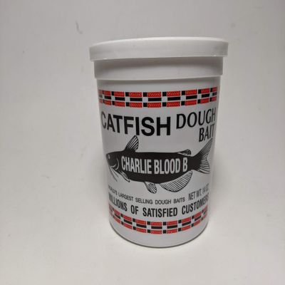 Catfish Charlie Dough Bait 14oz (Type B Blood Dough Bait)