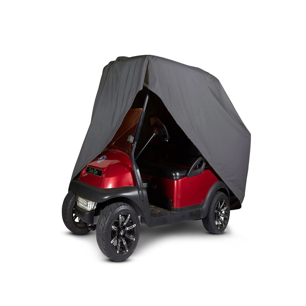 Covermates Golf Cart Cover - Light Weight Polyester, Weather Resistant, Drawcord Hem, Power Sports Covers, Charcoal