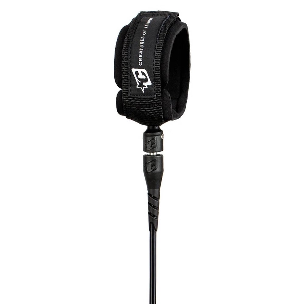 Creatures of Leisure ICON Shortboard Leash - 9 FT - Black
