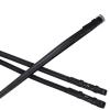 Collegiate Syntovia+ Plain Flat Reins, Black, 5/8"x54" view 1