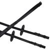 Collegiate Syntovia+ Rubber Reins, Black, 5/8"x54" view 1
