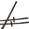 Collegiate Syntovia+ Rubber Reins, Brown, 5/8"x54" view 1