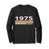 1975 Vintage Stripes Birthday Chinese Rabbit Year Long Sleeve T-Shirt view 1