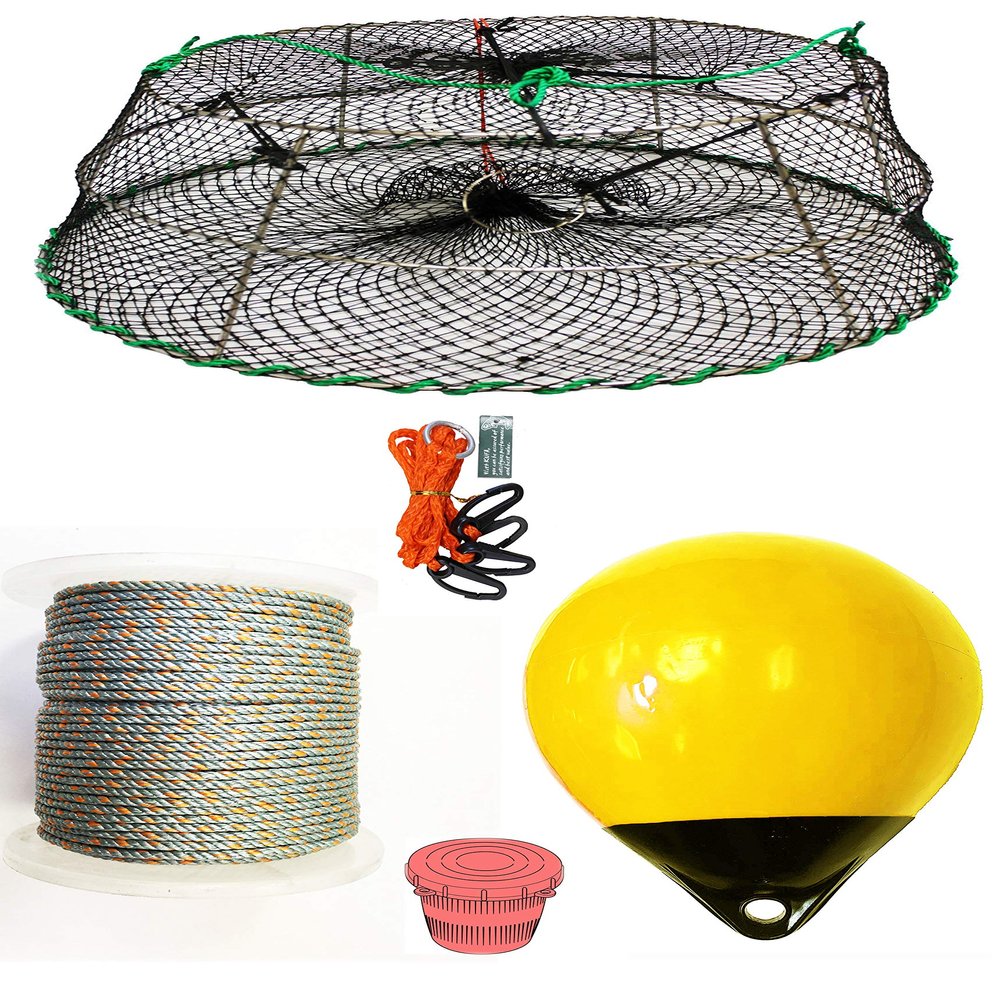 KUFA Sports Tower Style Prawn Trap with Prawn Trap Accessory Combo(CT77+PAL30Y+HA2)