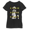 Star Wars Clone Wars Cody Text Girl's Solid Crew Tee, Black, X-Large view 1