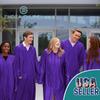 Endea Church Shiny Choir Robe (45 (5'0" - 5'2"), Purple) view 2