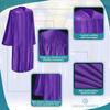 Endea Church Shiny Choir Robe (45 (5'0" - 5'2"), Purple) view 3