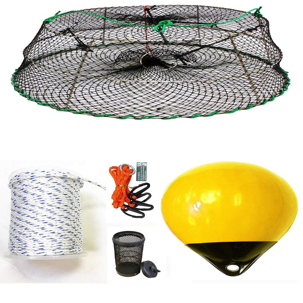 KUFA Sports Tower Style Prawn Trap with Prawn Trap Accessory Combo(CT77+PNS38Y+HA2)