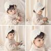 Baby Girl Toddlers Breathable Lacy Bonnet Eyelet Cotton Adjustable Sun Protection Hat view 2