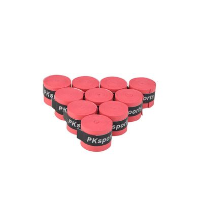 AMEYXGS Overgrip Sweatband Bow Handle Absorb Sweat Non-SlipGrip Stretchy Tape Band Self Adhesive Sticky (3 Pack Red)