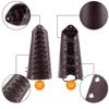 AZORA Leather Gauntlet Wristband Medieval Bracers Wrist Band Buckle Wide Bracer Arm Armor Cuff 2 Pcs (LB002-BROWN) view 3