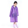 Acamifashion Children Raincoat Kids Impermeable Cover Poncho Rainwear Waterproof Hooded Capa - Purple view 1