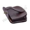 British WWII Army Sam Pouch for Sam Browne Belt - Black-Tan-Brown Color (Dark Brown) view 3