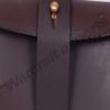 British WWII Army Sam Pouch for Sam Browne Belt - Black-Tan-Brown Color (Dark Brown) view 4