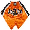 Muay Thai Shorts - Orange/Black/White (Medium) view 2
