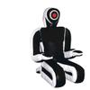Bestzo MMA Martial Arts Brazilian Grappling Dummy Wrestling Grappling Dummy Black,Throwing Dummy for Karate,Boxing Training - Unfilled (Synthetic Leather Black/White, 48 Inches (4 FT)) view 1