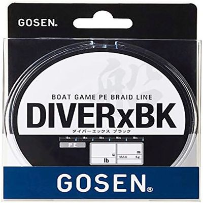 GOSEN Diver-X Black 328.4 yd (300 m), No. 3.0
