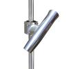 Brocraft Boat T-TOP Rod Holder/Clamp-On Rod Holder - Silver Aluminum - Degree Adjustable - Fits 1" to 2" O.D. Pipe view 1