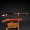 GLW Sword Chinese Qing Dynasty Red Blade Damascus Folded Steel Funcational Sword Very Sharp Japanese Samurai Sword Katana view 2