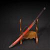 GLW Sword Chinese Qing Dynasty Red Blade Damascus Folded Steel Funcational Sword Very Sharp Japanese Samurai Sword Katana view 3