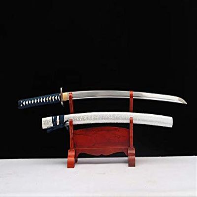 GLW Handmade Katana 9260 Spring Steel Japanese Samurai Sword Funcational Real Katana Full Tang Blade Can Cut Tree