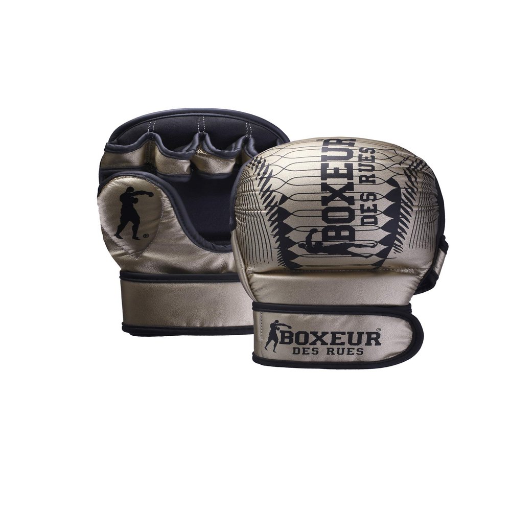 BOXEUR DES RUES - Synthetic Iridescent Leather Gloves Unisex XXXL