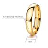CROWNAL 2mm 4mm 6mm 8mm 10mm Tungsten Silver/Yellow Gold/Rose Gold/Black Wedding Band Ring Men Women Plain Dome Polished Comfort Fit Size 3 To 17 (Gold 6mm,12) view 3