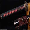GLW Samurai Battle Sword Katana 1095 High Carbon Steel Blade W Clay Tempered #2469 view 4