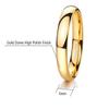 CROWNAL 1mm 2mm 3mm 4mm 5mm 6mm 7mm 8mm Tungsten Silver/Yellow Gold/Rose Gold/Black Wedding Band Ring Men Women Plain Dome Polished Comfort Fit Size 3 To 17 (Gold 5mm,7.5) view 3