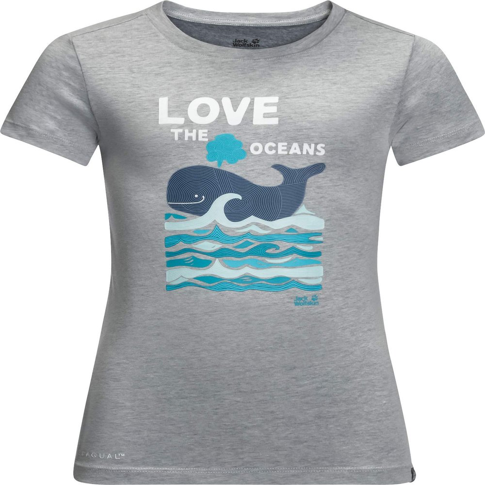 Jack Wolfskin Kids Ocean T Kids, Slate Grey, 18-24M