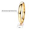 CROWNAL 1mm 2mm 3mm 4mm 5mm 6mm 7mm 8mm Tungsten Silver/Yellow Gold/Rose Gold/Black Wedding Band Ring Men Women Plain Dome Polished Comfort Fit Size 3 To 17 (Gold 3mm,9) view 3
