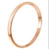 CROWNAL 1mm 2mm 3mm 4mm 5mm 6mm 7mm 8mm Tungsten Silver/Yellow Gold/Rose Gold/Black Wedding Band Ring Men Women Plain Dome Polished Comfort Fit Size 3 To 17 (Rose Gold 1mm,9) view 1