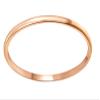 CROWNAL 1mm 2mm 3mm 4mm 5mm 6mm 7mm 8mm Tungsten Silver/Yellow Gold/Rose Gold/Black Wedding Band Ring Men Women Plain Dome Polished Comfort Fit Size 3 To 17 (Rose Gold 1mm,9) view 2