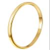 CROWNAL 1mm 2mm 3mm 4mm 5mm 6mm 7mm 8mm Tungsten Silver/Yellow Gold/Rose Gold/Black Wedding Band Ring Men Women Plain Dome Polished Comfort Fit Size 3 To 17 (Gold 1mm,6) view 1