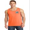 ALLNTRENDS Men's Tank Top Training Symbol Cool Gym Workout Top (S, Orange) view 1