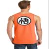 ALLNTRENDS Men's Tank Top Training Symbol Cool Gym Workout Top (S, Orange) view 2