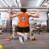 ALLNTRENDS Men's Tank Top Training Symbol Cool Gym Workout Top (S, Orange) view 3