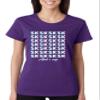 ALLNTRENDS Women's T Shirt sksk and I OOP TIK Tok Meme Shock Top Funny Saying (M, Purple) view 1