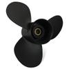 ARKDOZA 3 Blades Aluminum Propeller for Tohatsu Nissan 35/40/50HP Outboard Motor with 13 Spline Tooth Pressed in Rubber Hub 11.4x12 view 1
